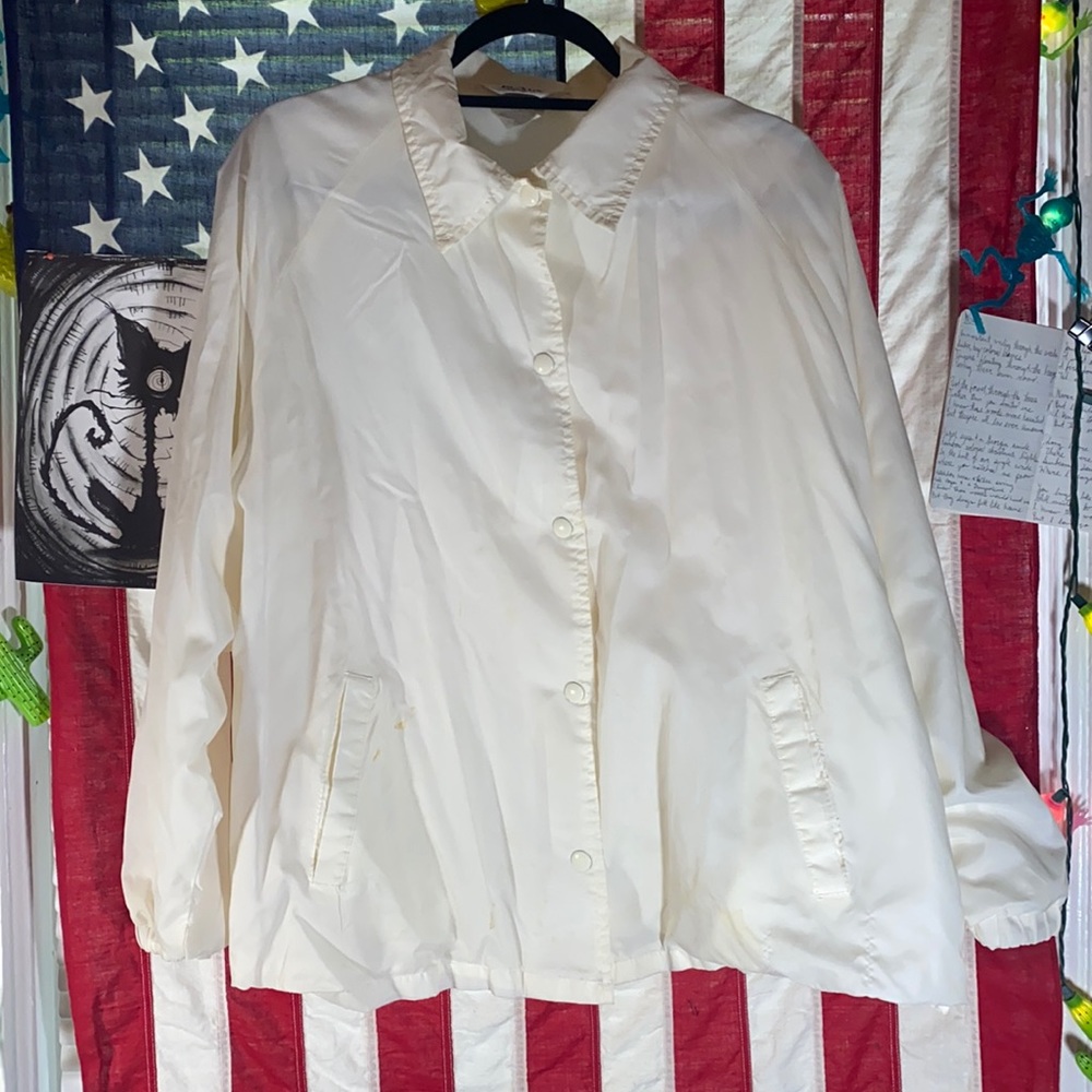 Vintage Blair White Windbreaker